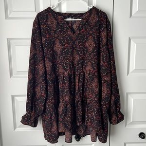 MAURICES // BABYDOLL TUNIC TOP